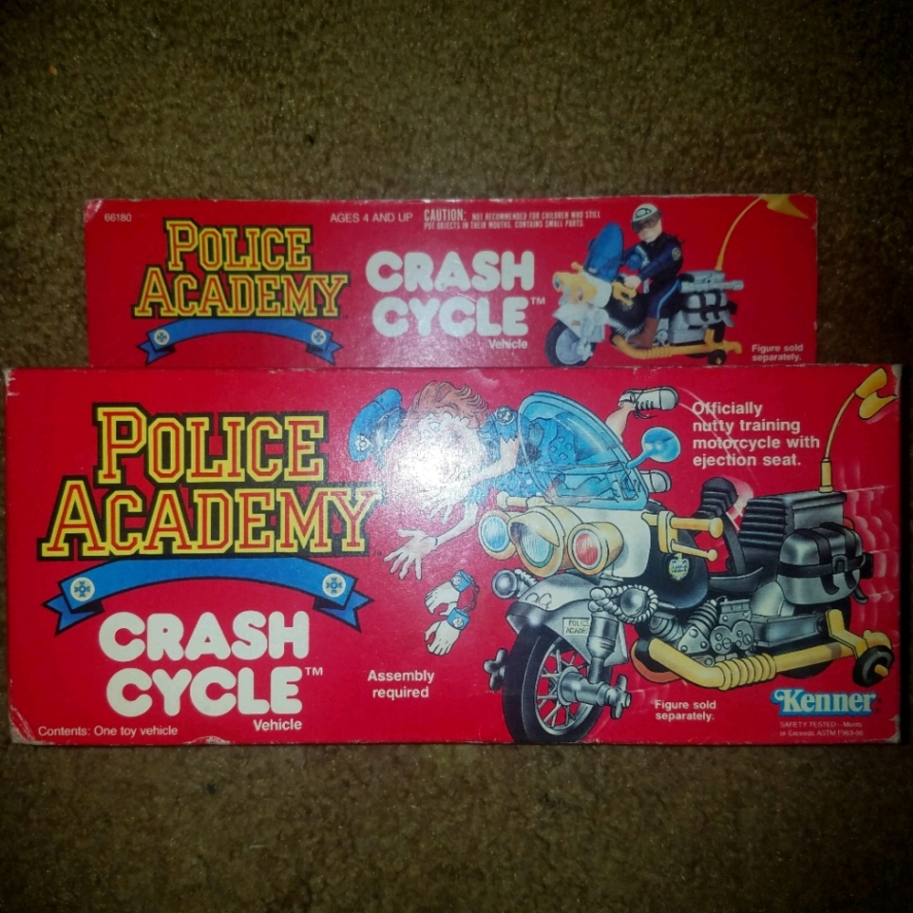 Vintage 1989 Police Academy Cycle Crash